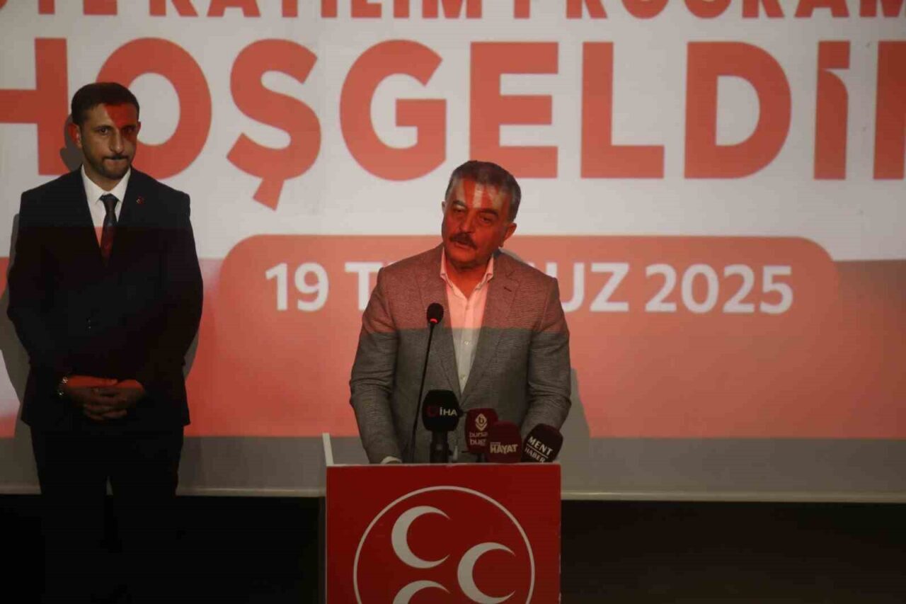 Milliyetçi Hareket Partisi (MHP) Genel Sekreteri İsmet Büyükataman, emperyalist kuşatma