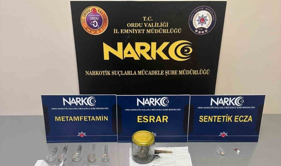 Ordu’da uyuşturucu operasyonlarında 4 tutuklama Ordu’da düzenlenen uyuşturucu operasyonlarında 4 şüpheli tutuklandı, 18 şahıs hakkında