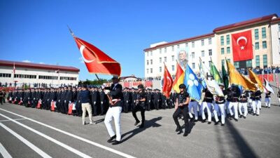 Erzurum Polis Meslek Eğitim Merkezi’nde (POMEM) eğitimlerini tamamlayan 393 polis