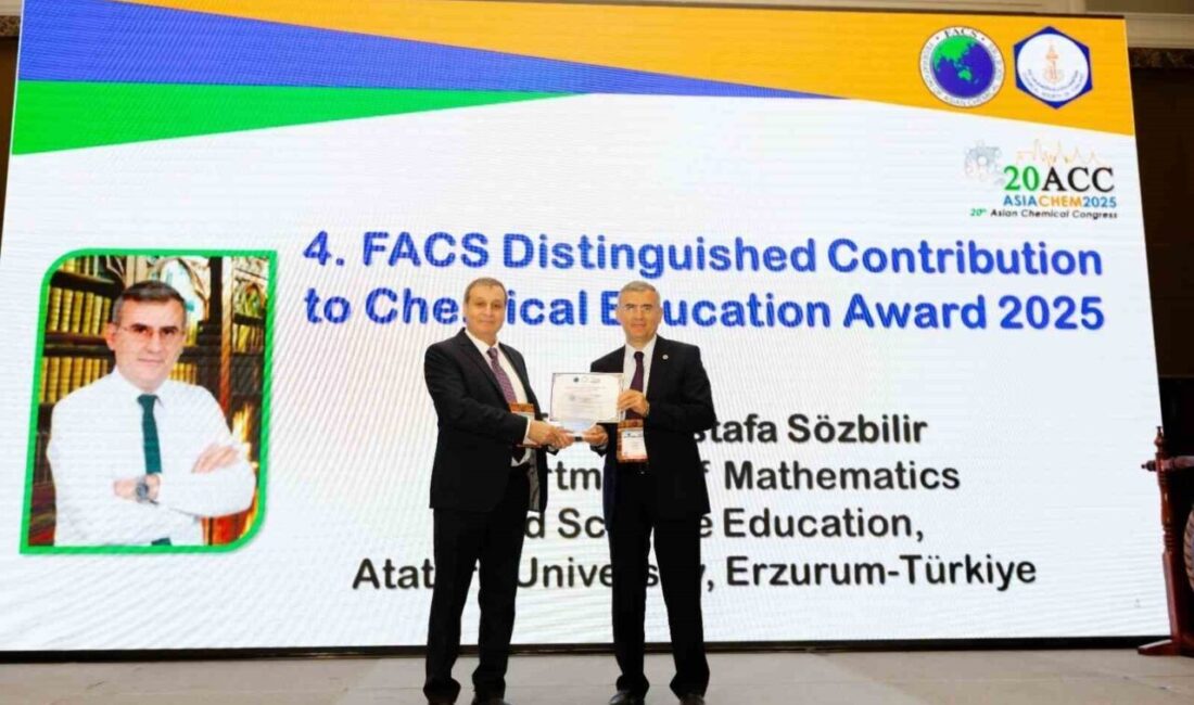 Atatürk Üniversitesi öğretim üyesi Prof. Dr. Mustafa Sözbilir, kimya eğitimi
