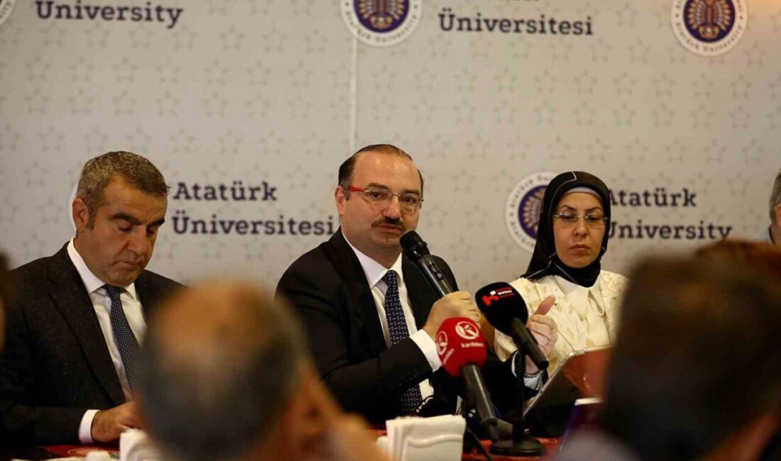 Atatürk Üniversitesi Rektörü Prof. Dr. Ahmet Hacımüftüoğlu, yerel ve ulusal