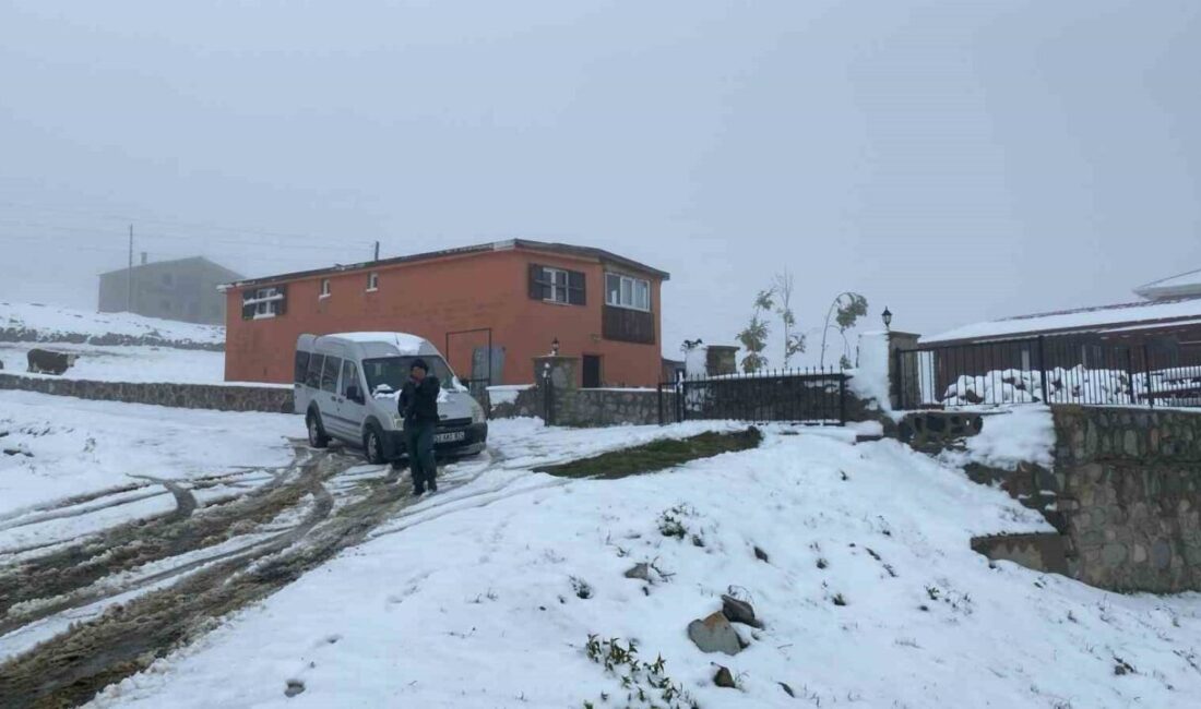 Rize’nin yüksek kesimlerinde yaşayan yaylacılar yaz mevsiminin ortasında güne kar