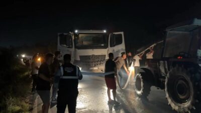 Sakarya’da Geyve-Pamukova ilçeleri arasında çıkan orman yangını tarım arazilerine sıçradı.