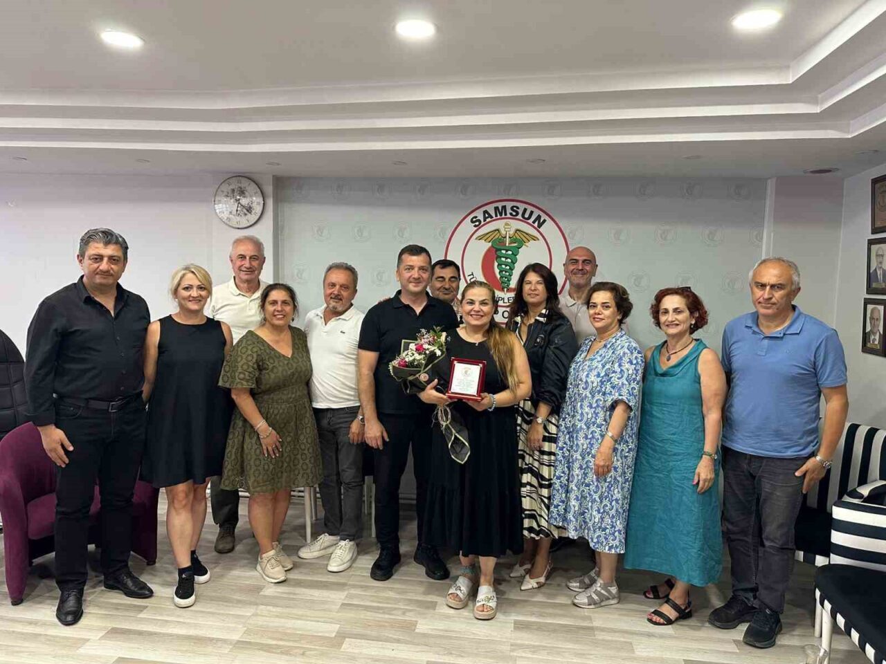 Samsun Tabip Odası Başkanı Dr. Sema Aydoğdu, görevini Prof. Dr.