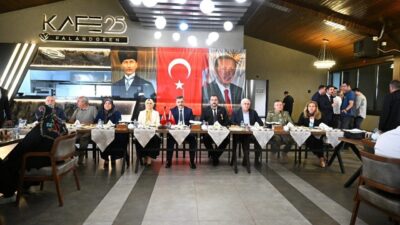 Erzurum Valisi Mustafa Çiftçi ve eşi Azime Çiftçi’nin ev sahipliğinde,