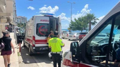 Sinop’ta otomobille motosikletin çarpışması sonucu meydana gelen trafik kazasında 2