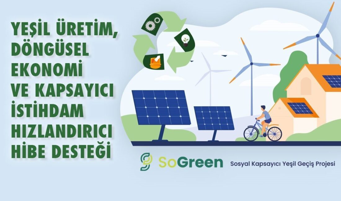 SoGreen yeşil üretim, döngüsel ekonomi ve kapsayıcı istihdam hızlandırıcı hibe desteği programı ilan edildi Kuzeydoğu Anadolu Kalkınma Ajansı (KUDAKA) tarafından 2025 yılı Çalışma Programı