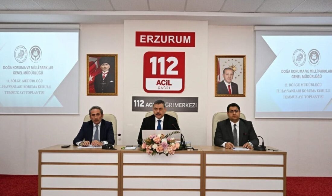 Erzurum’da İl Hayvanları Koruma Kurulu Temmuz ayı toplantısı, Vali Mustafa