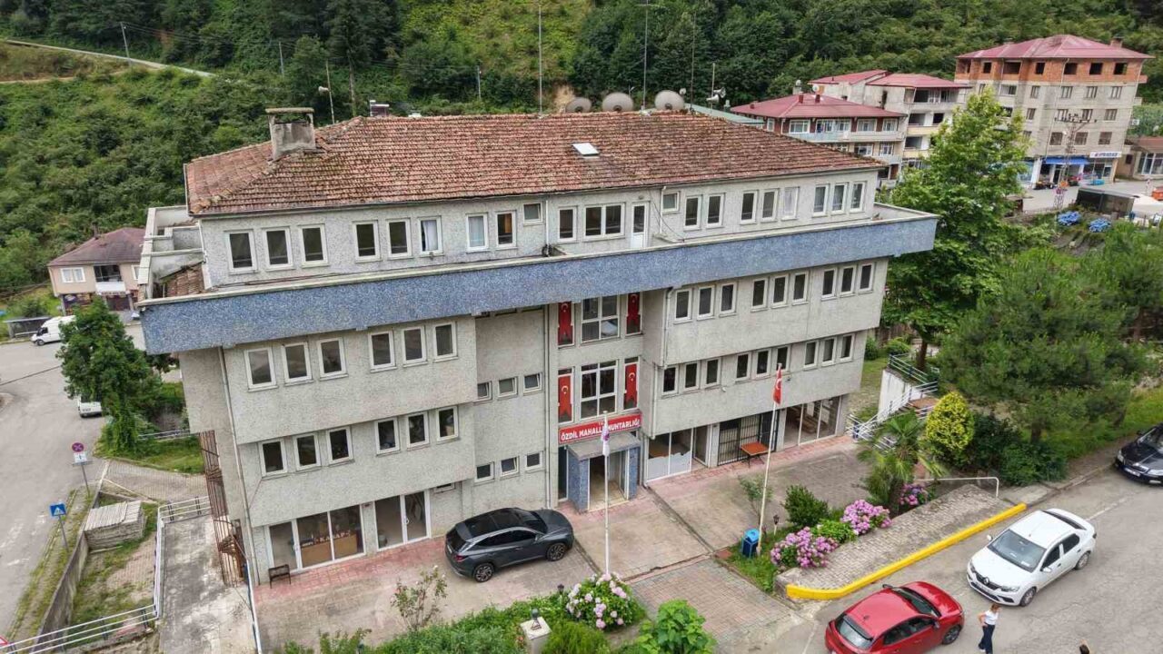 Sosyal medyada paylaşılan bir fotoğraf Trabzon’un Yomra ilçesine bağlı Özdil
