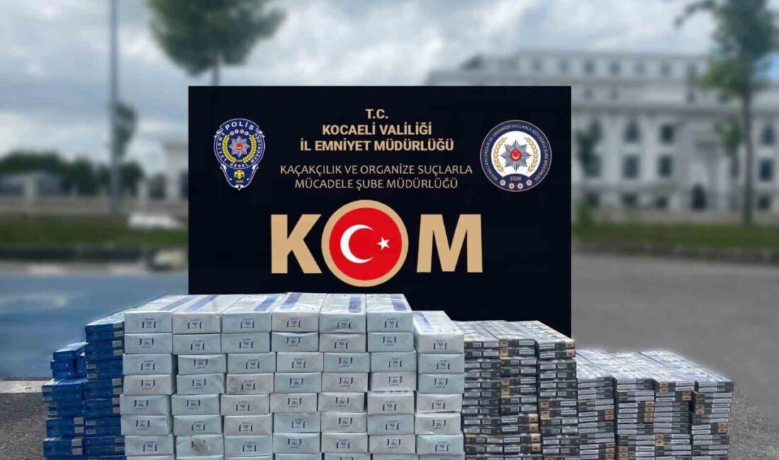 TEM Otoyolu Kocaeli geçişinde bir tırda yapılan aramada dorsenin sırt