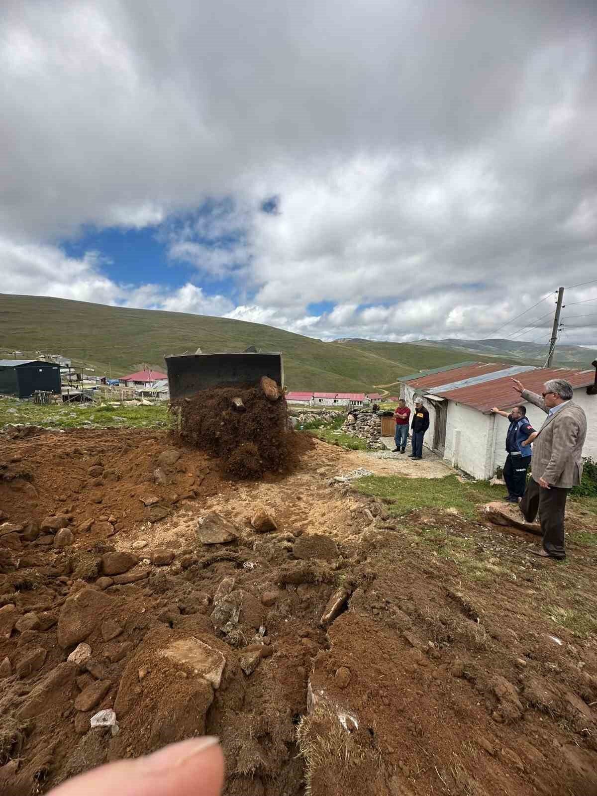 Trabzon’un Maçka ilçesinde mahalle ve yaylalarda izinsiz olarak yapılan kaçak