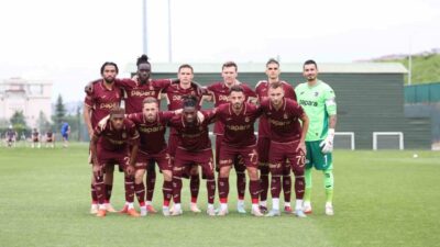 Yeni sezon hazırlıklarını sürdüren Trabzonspor, hazırlık maçında Dinamo Tiflis takımı