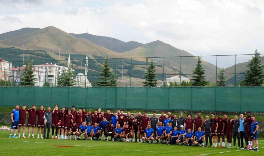 Trabzonspor, yeni sezon hazırlıkları çerçevesinde Erzurum’da bugün yüksek irtifa kamp