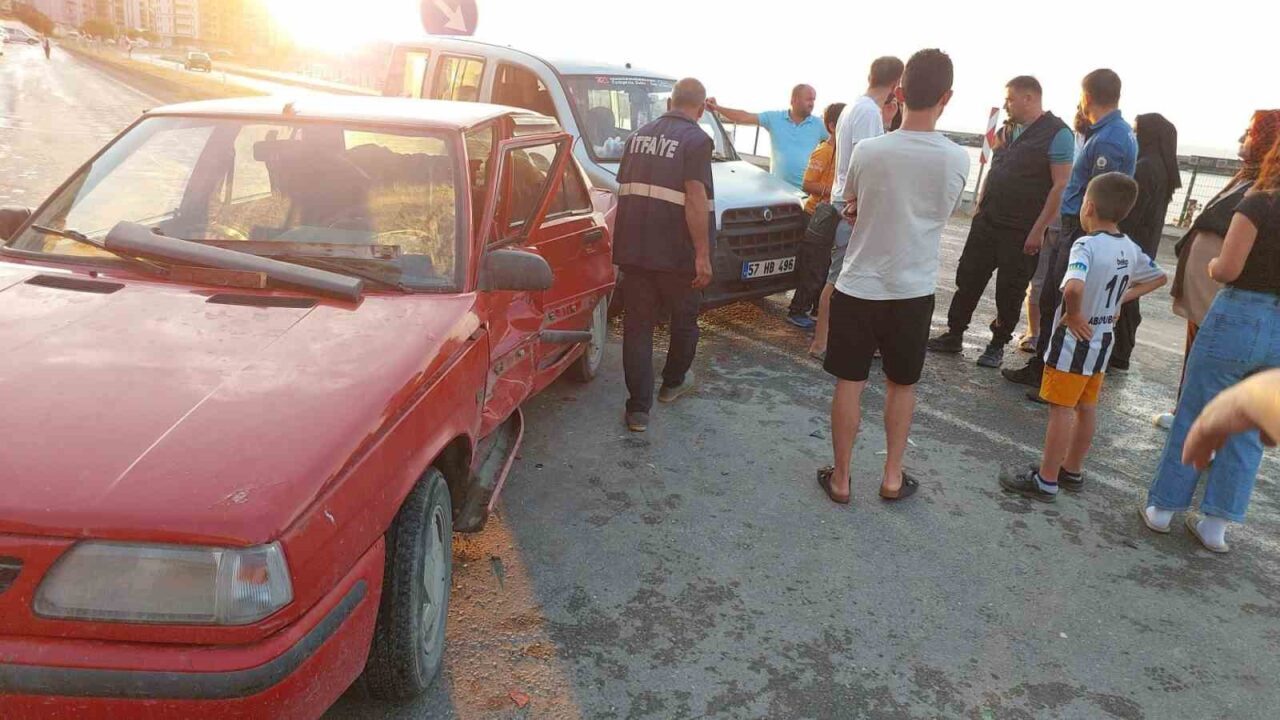 Sinop’un Türkeli ilçesinde meydana gelen trafik kazasında bir kişi yaralandı.