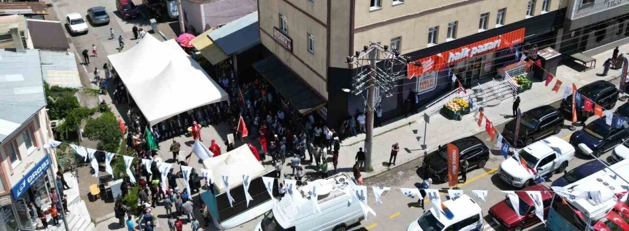 Erzurum Büyükşehir Belediyesi’nin en önemli yatırımlarından biri olan Halk Pazarı’nın