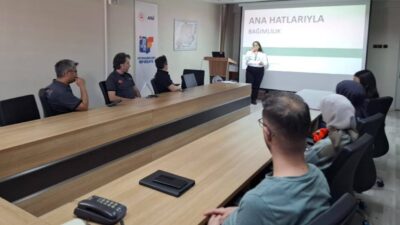 Yeşilay Bayburt Şubesi, Bayburt AFAD Müdürlüğü personeline yönelik bağımlılıkla mücadele