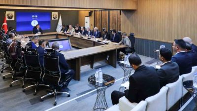 Erzincan Valisi Hamza Aydoğdu’nun başkanlığında, vali yardımcıları ve birim amirlerinin