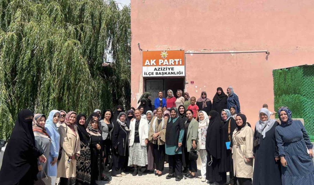 AK Parti Aziziye İlçe Kadın Kolları Teşkilatı, ilçe teşkilat binasında