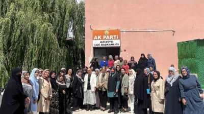 AK Parti Aziziye İlçe Kadın Kolları Teşkilatı, ilçe teşkilat binasında