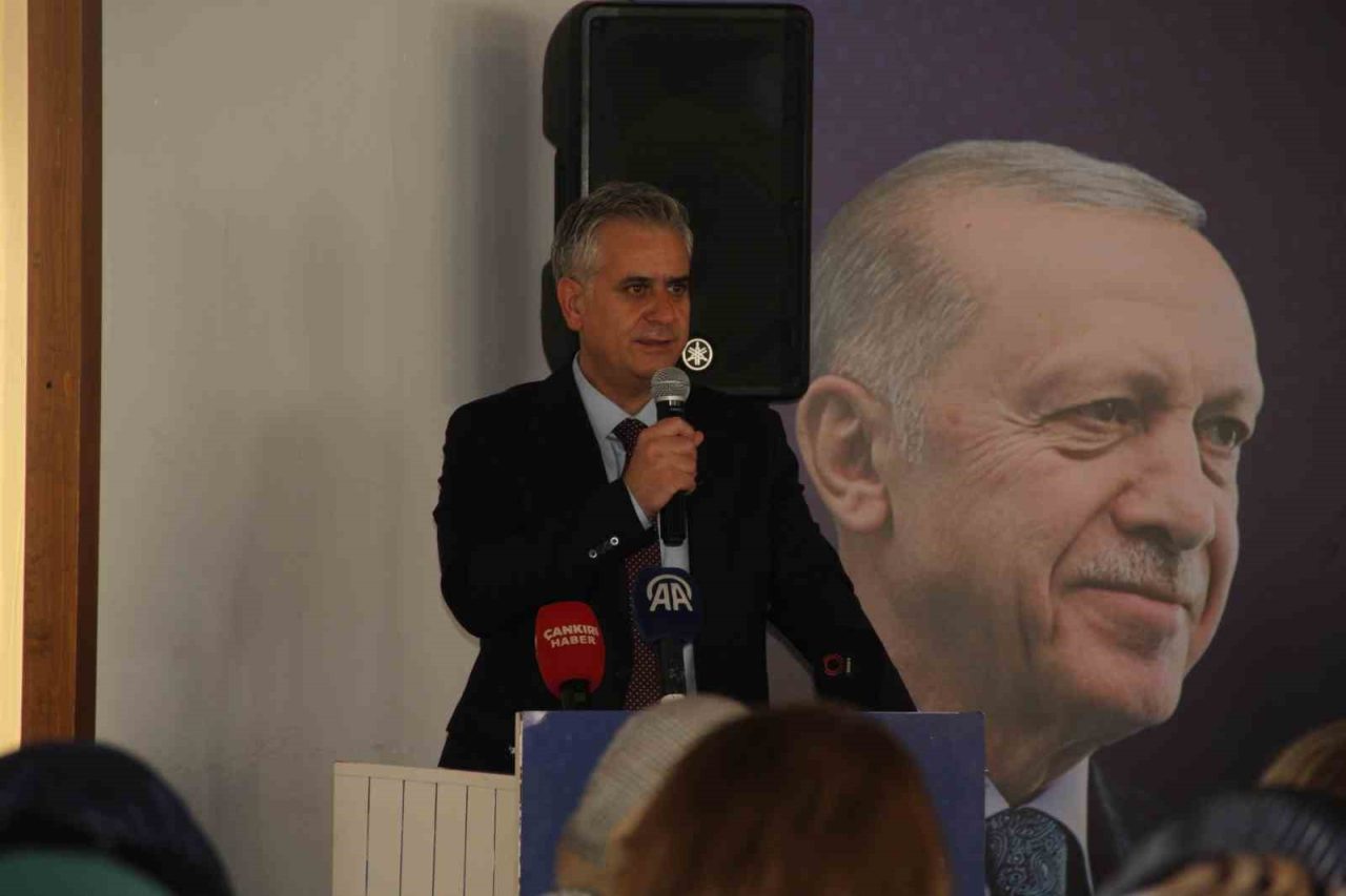 Çankırı’da konuşan AK Parti Genel Başkan Yardımcısı Prof. Dr. Hasan