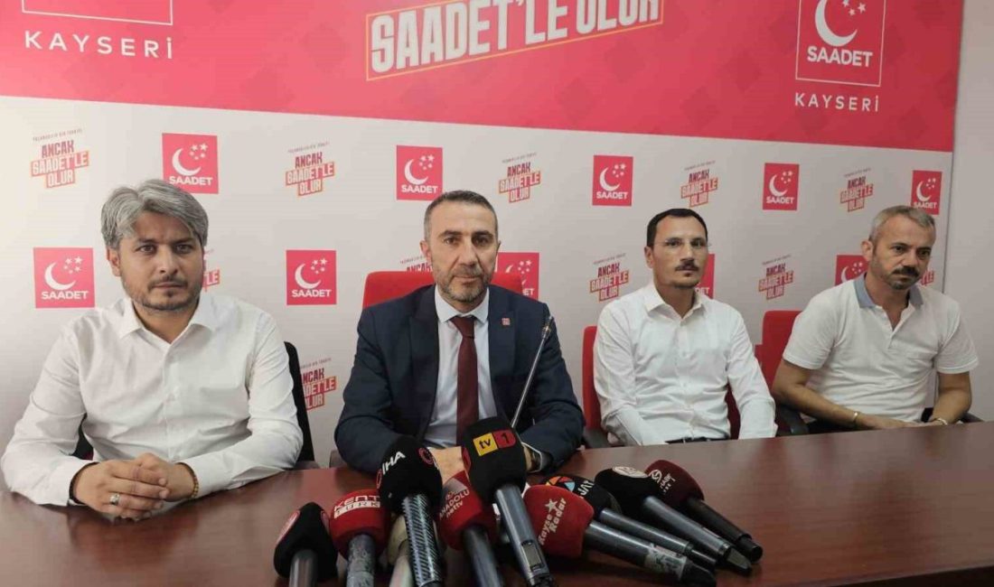 Saadet Partisi (SP) Kayseri İl Başkanı Erdal Altun; Kayseri’nin sanayi