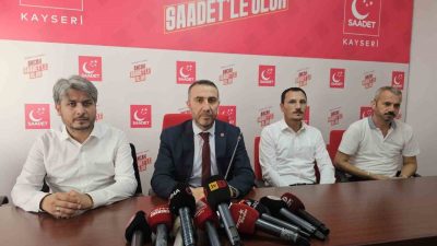 Saadet Partisi (SP) Kayseri İl Başkanı Erdal Altun; Kayseri’nin sanayi