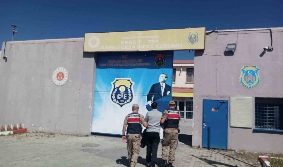 Arpaçay’da hakkında 22 suç kaydı bulunan ve 2 yıl kesinleşmiş