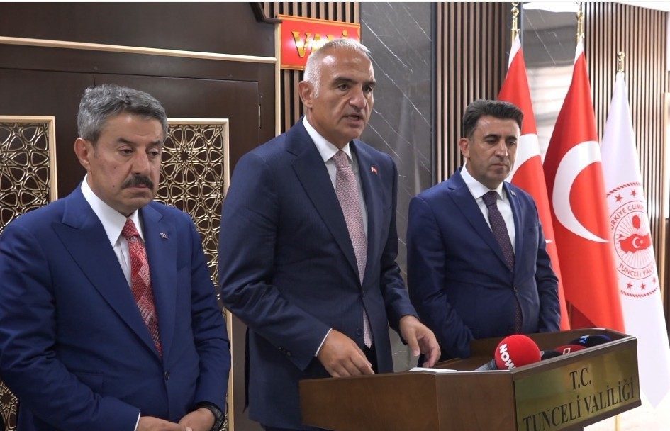 Kültür ve Turizm Bakanı Mehmet Nuri Ersoy, “Terörle, çatışmayla, göz