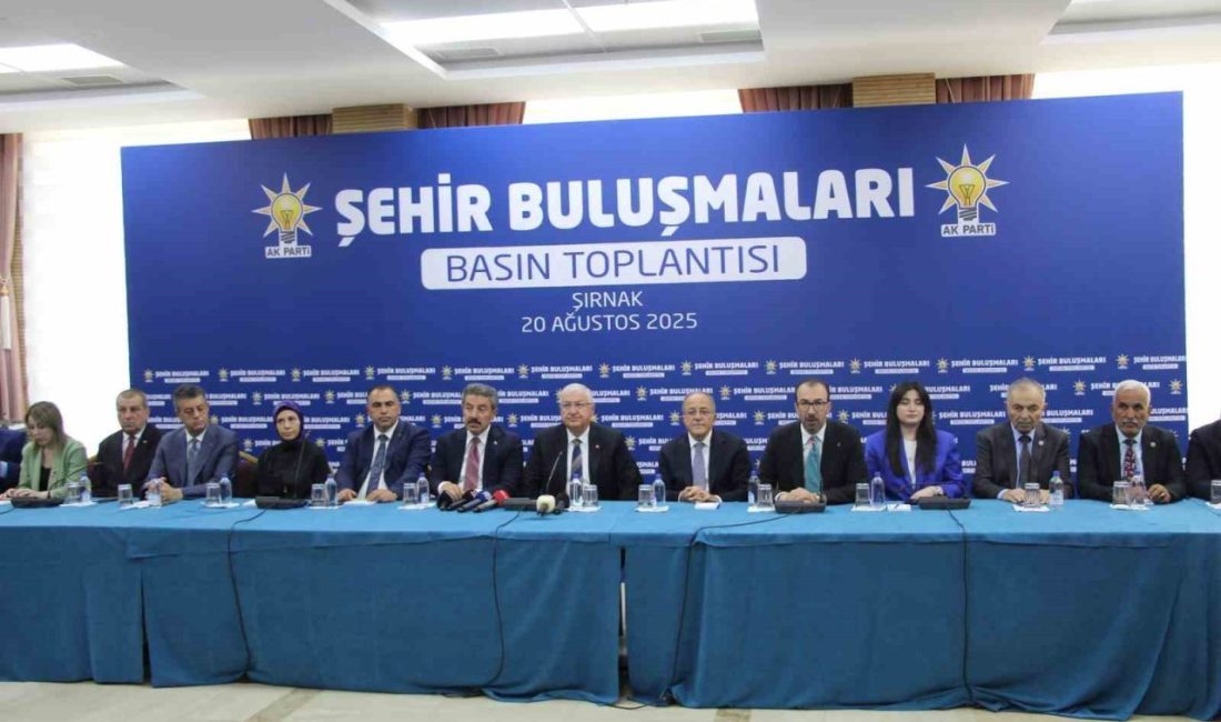 Şırnak’a gelen Milli Savunma Bakanı Yaşar Güler, “Şehir Buluşmaları” buluşmaları