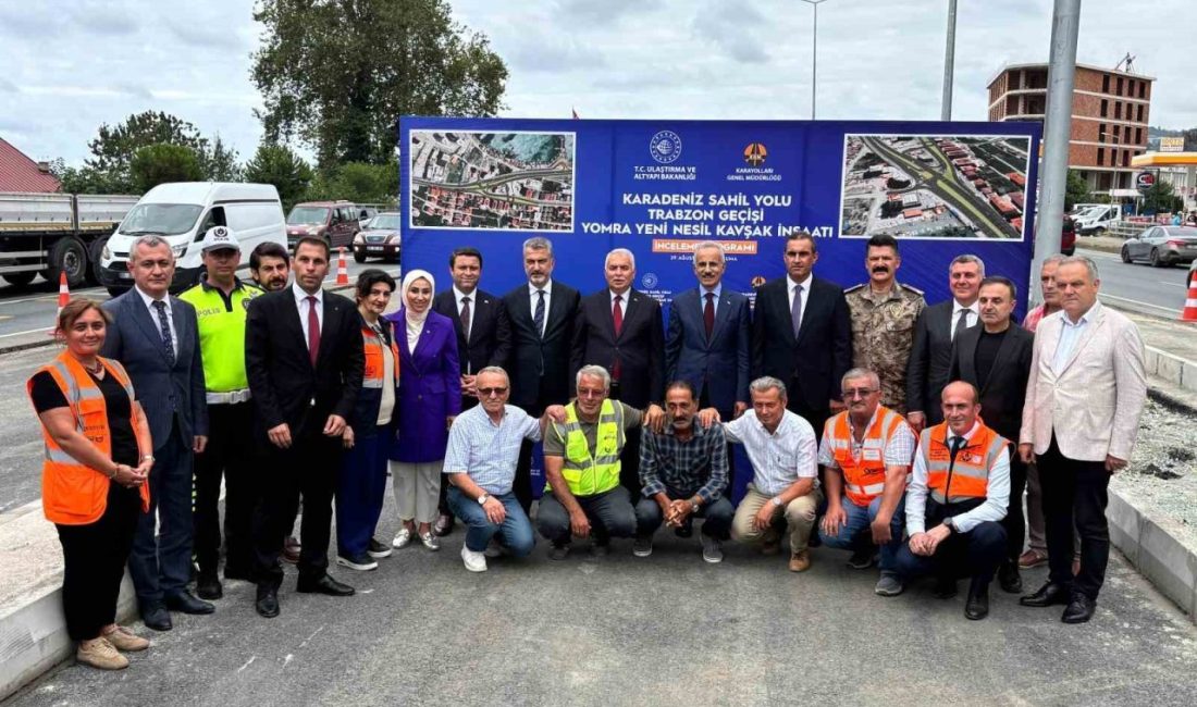 Ulaştırma ve Altyapı Bakanı Abdulkadir Uraloğlu, Karadeniz Sahil Yolu Trabzon