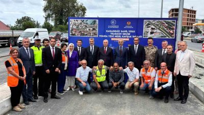 Ulaştırma ve Altyapı Bakanı Abdulkadir Uraloğlu, Karadeniz Sahil Yolu Trabzon