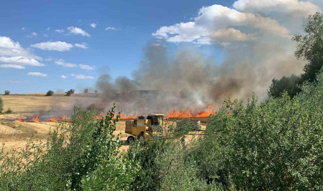 Kastamonu’nun Devrekani ve Seydiler ilçesinde balya makinelerinden çıkan yangınlar ormanlık