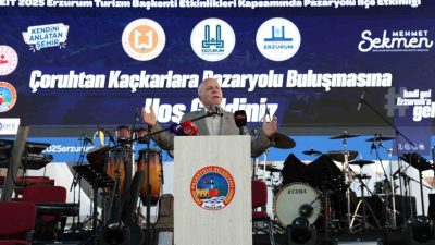 Erzurum Büyükşehir Belediye Başkanı Mehmet Sekmen, Pazaryolu Konut Projesi Temel