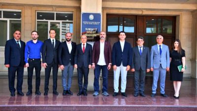 Bayburt Üniversitesi Rektörü Prof. Dr. Mutlu Türkmen, Azerbaycan’da sürdürdüğü eğitim