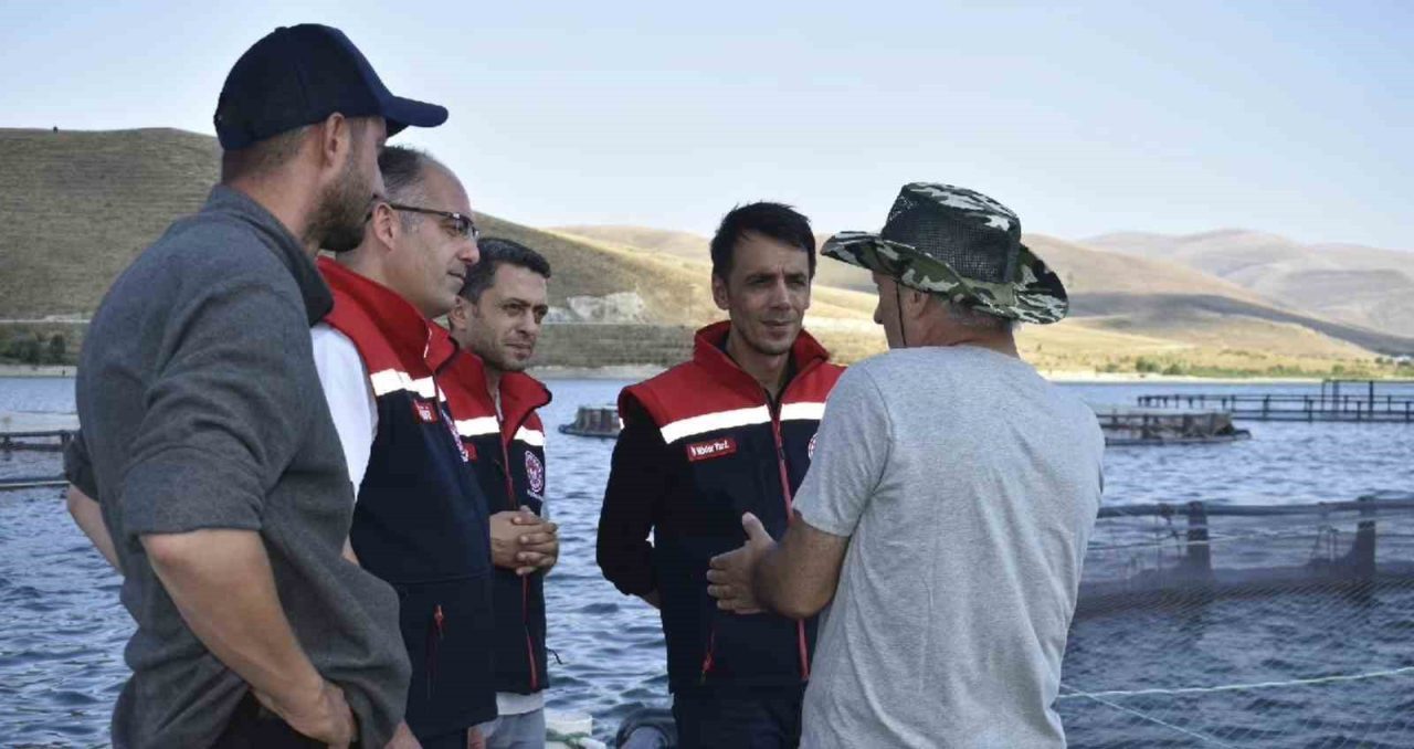 Bayburt İl Tarım ve Orman Müdürlüğünce alabalık yetiştiriciliği işletmesinde üretim