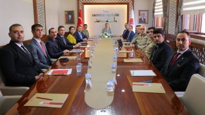 Bayburt Valisi Mustafa Eldivan başkanlığında Genişletilmiş İl Güvenlik ve Asayiş