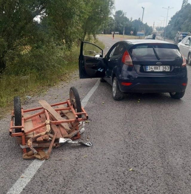 Bayburt’un Arpalı beldesinde trafik kazası meydana geldi. Kazada, 63 yaşındaki