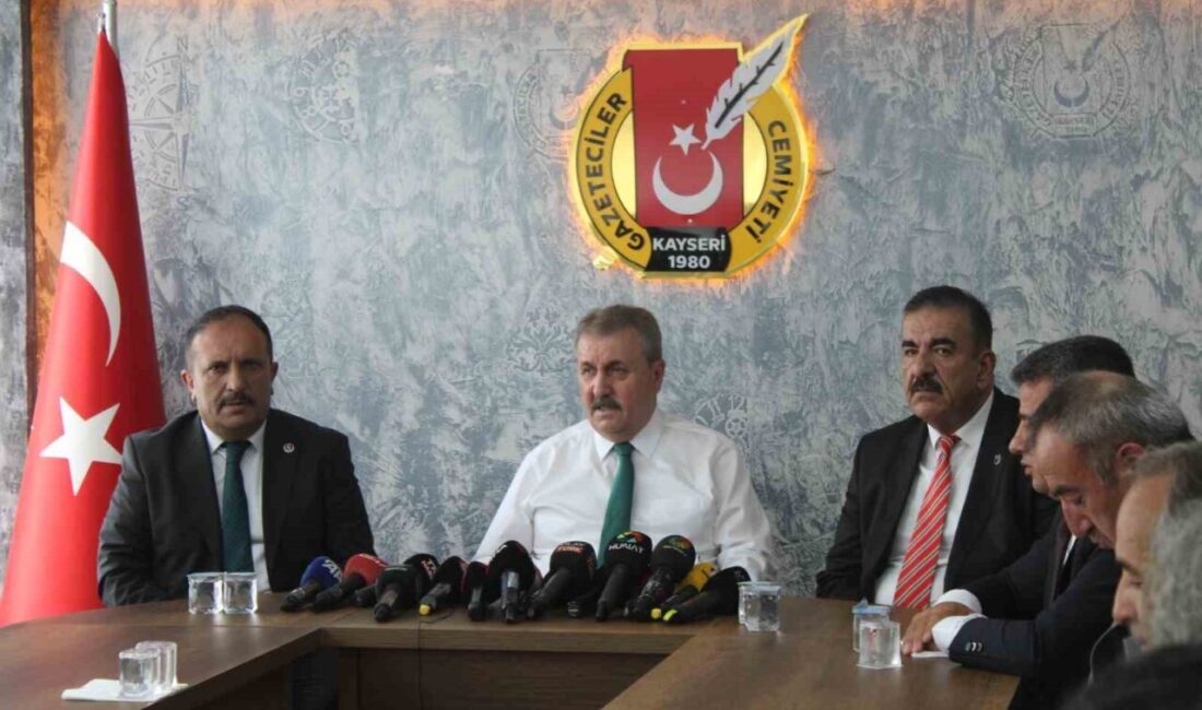 Büyük Birlik Partisi (BBP) Genel Başkanı Mustafa Destici, ABD Başkanı