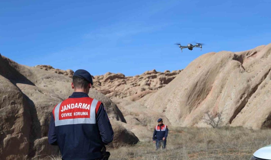 Dünyadaki Mars olarak adlandırılan Eğribucak kayalıklarında kaçak avlanan 13 avcı