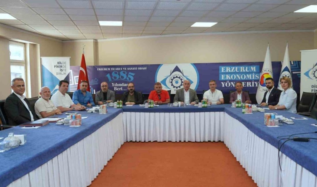 ETSO’da Ağustos ayının ilk yönetim kurulu toplantısı gerçekleştirildi. Erzurum Ticaret