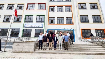 Sinop’un Gerze ilçesinde devam eden kamu yatırımları sahada incelendi. Gerze