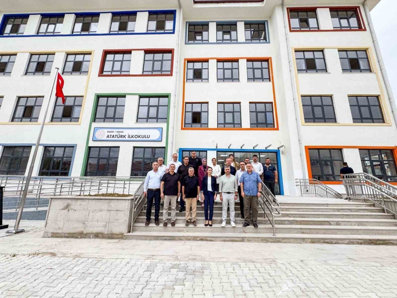 Sinop’un Gerze ilçesinde devam eden kamu yatırımları sahada incelendi. Gerze