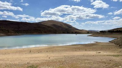 Bayburt’un Demirözü ilçesine bağlı Gökçedere beldesinde bulunan Gökçedere Göleti’nin su