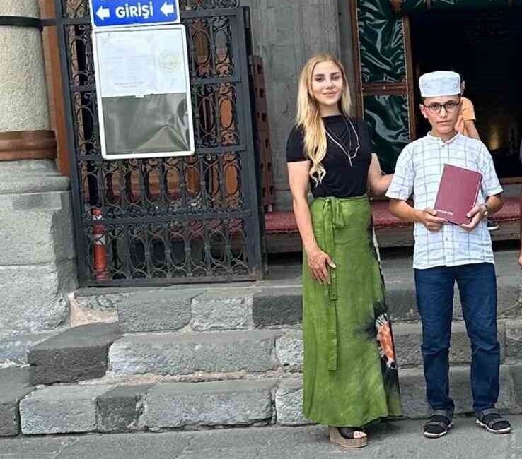 İmam Hatip Orta Okulu 7. Sınıf Öğrencisi Hafız Ahmet Küçük,