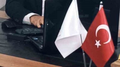 İYİ Parti Mardin İl Başkanı Süleyman Akar ve beraberindeki ilçe