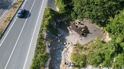 Zonguldak’ın Kozlu ilçesinde yöre halkının ’Ilıksu Kaplıcası’ olarak bildiği doğal