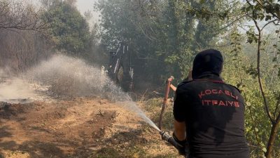 Bursa’nın İznik ilçesinde başlayıp rüzgarın etkisiyle Kocaeli’nin Karamürsel ilçesine sıçrayan