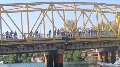 Manavgat ilçesinde yaşanan olayda, bir kişinin atlamak için tarihi Manavgat
