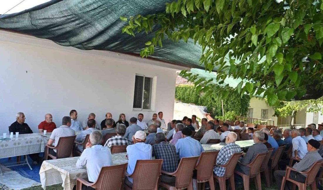 Akçadağ Ancar (Derinboğaz) Mahallesi’nde, Orman Arazileri Değerlendirme Toplantısı’nda, halkın taleplerini