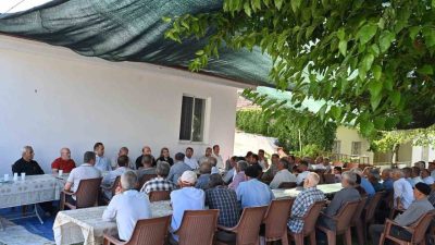 Akçadağ Ancar (Derinboğaz) Mahallesi’nde, Orman Arazileri Değerlendirme Toplantısı’nda, halkın taleplerini